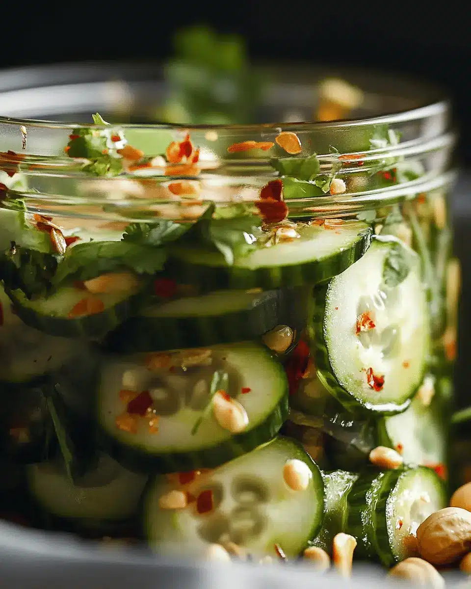 Spicy Gurkensalat mit Erdnüssen Rezept: A Zesty Twist to Love
