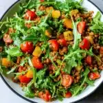 Roter Linsensalat mit Rucola – So easy, so gesund First Image First Image