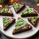 Brownie-Weihnachtsbäume First Image First Image