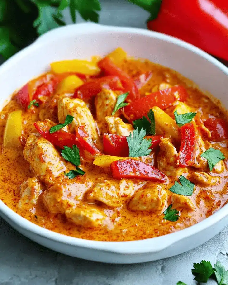 Paprika-Sahne-Hähnchen: Creamy Comfort That Beats Takeout