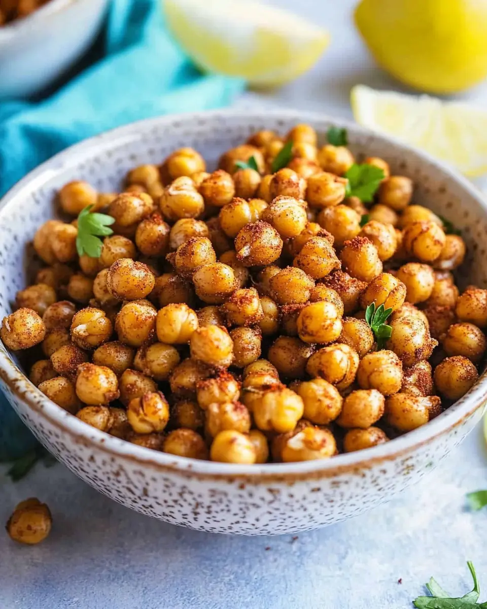 Geröstete Kichererbsen: Irresistibly Crunchy Snack Bliss