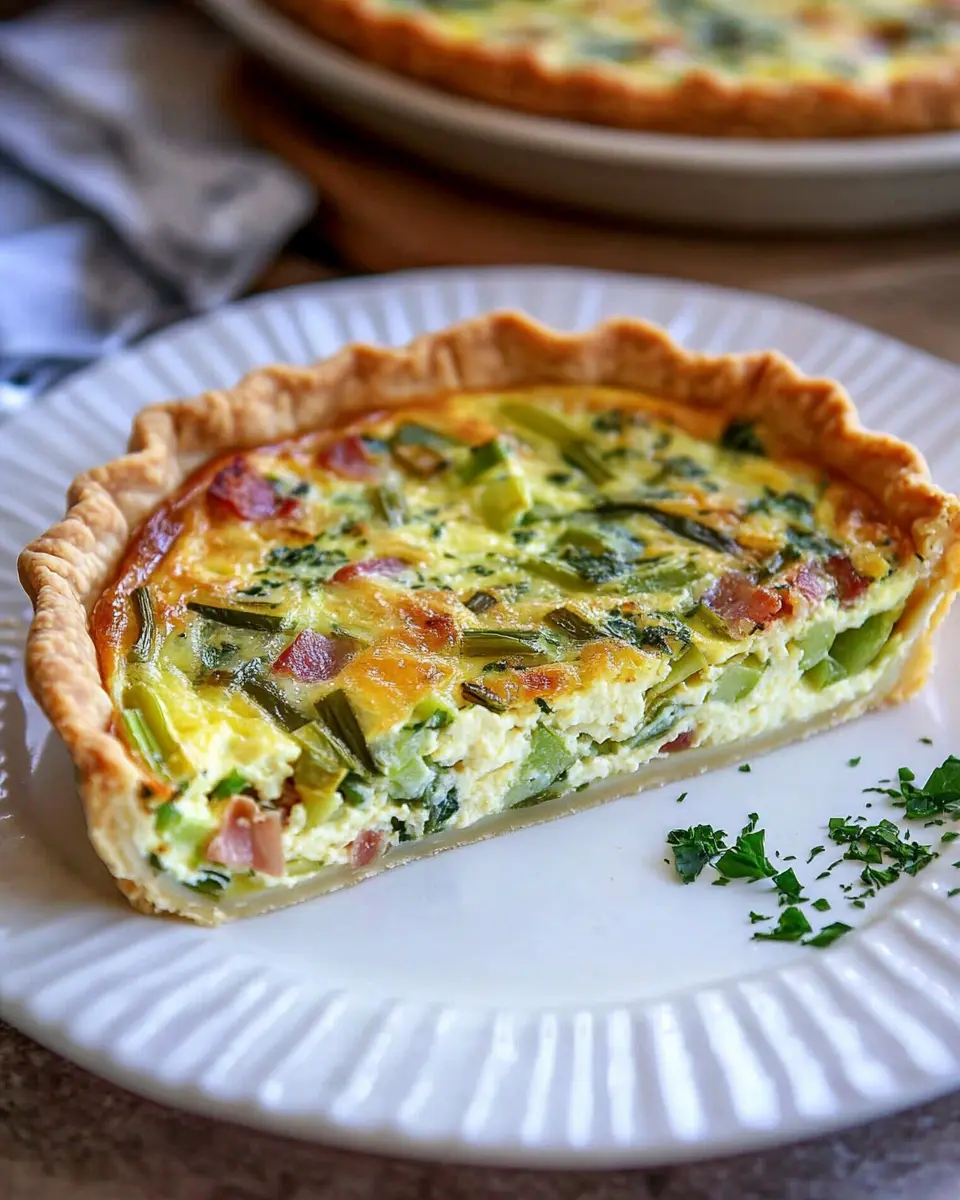 Quiche mit Lauch und Speck: Irresistibly Savory Delight