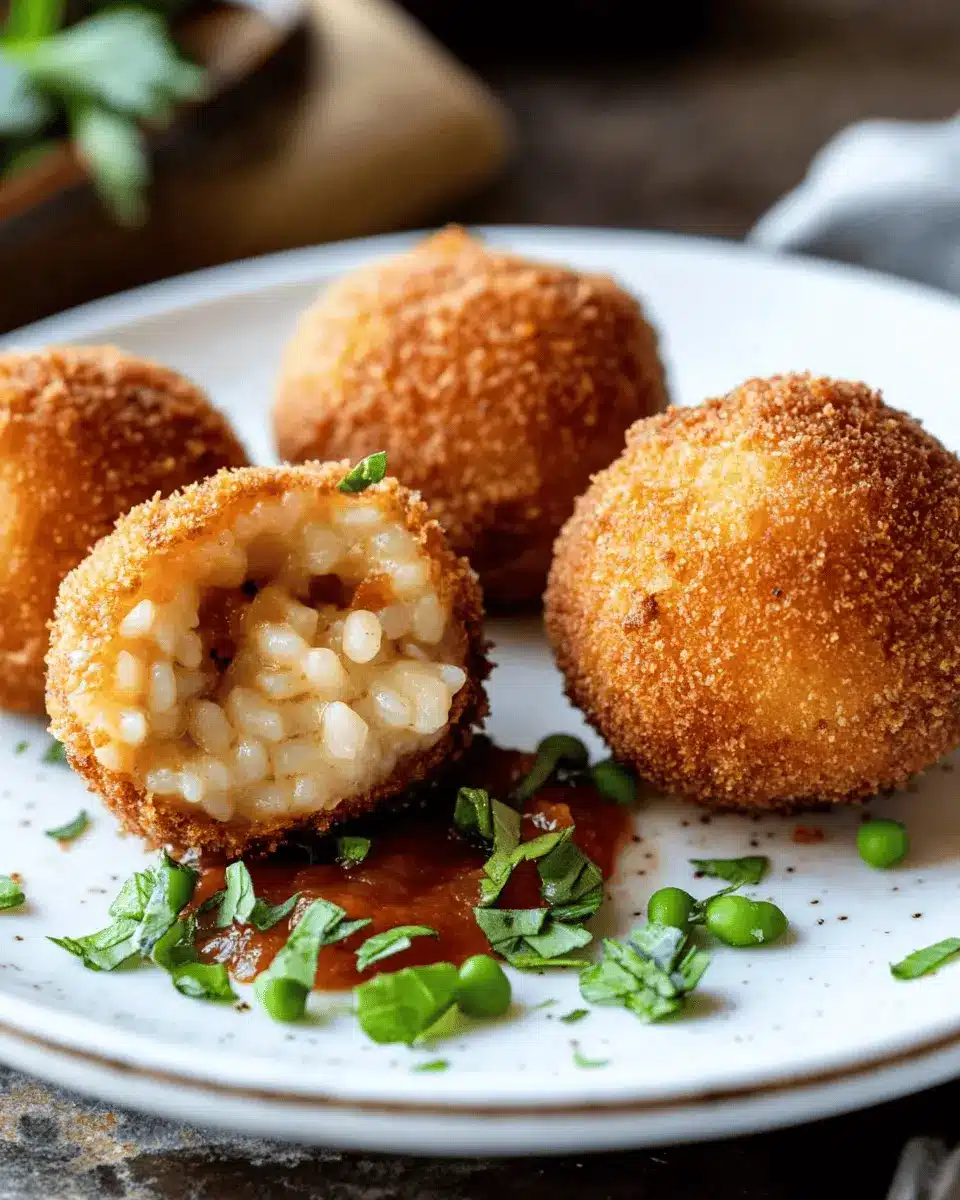 Arancini gefüllte Reisbällchen: Suchtgefahr mit jedem Bissen