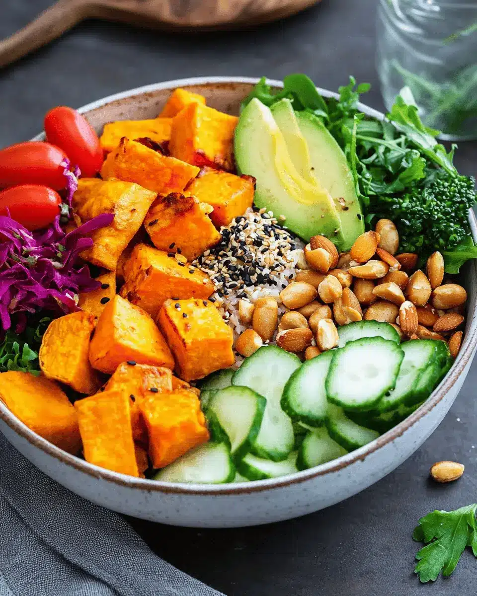 Clean Eating Buddha Bowl mit Süßkartoffeln First Image First Image