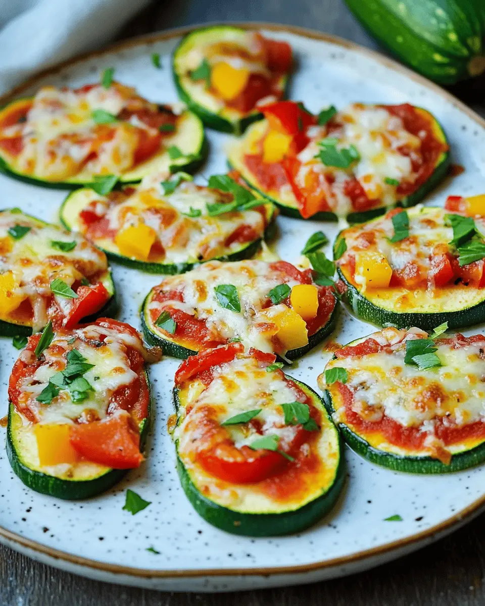 Zucchini-Pizzen schnell und Low Carb: Irresistibly Tasty and Easy!