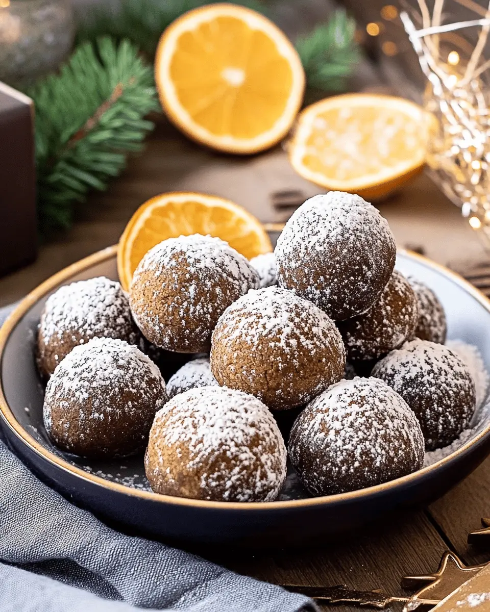 Spekulatius-Kugeln schnelles Geschenk
