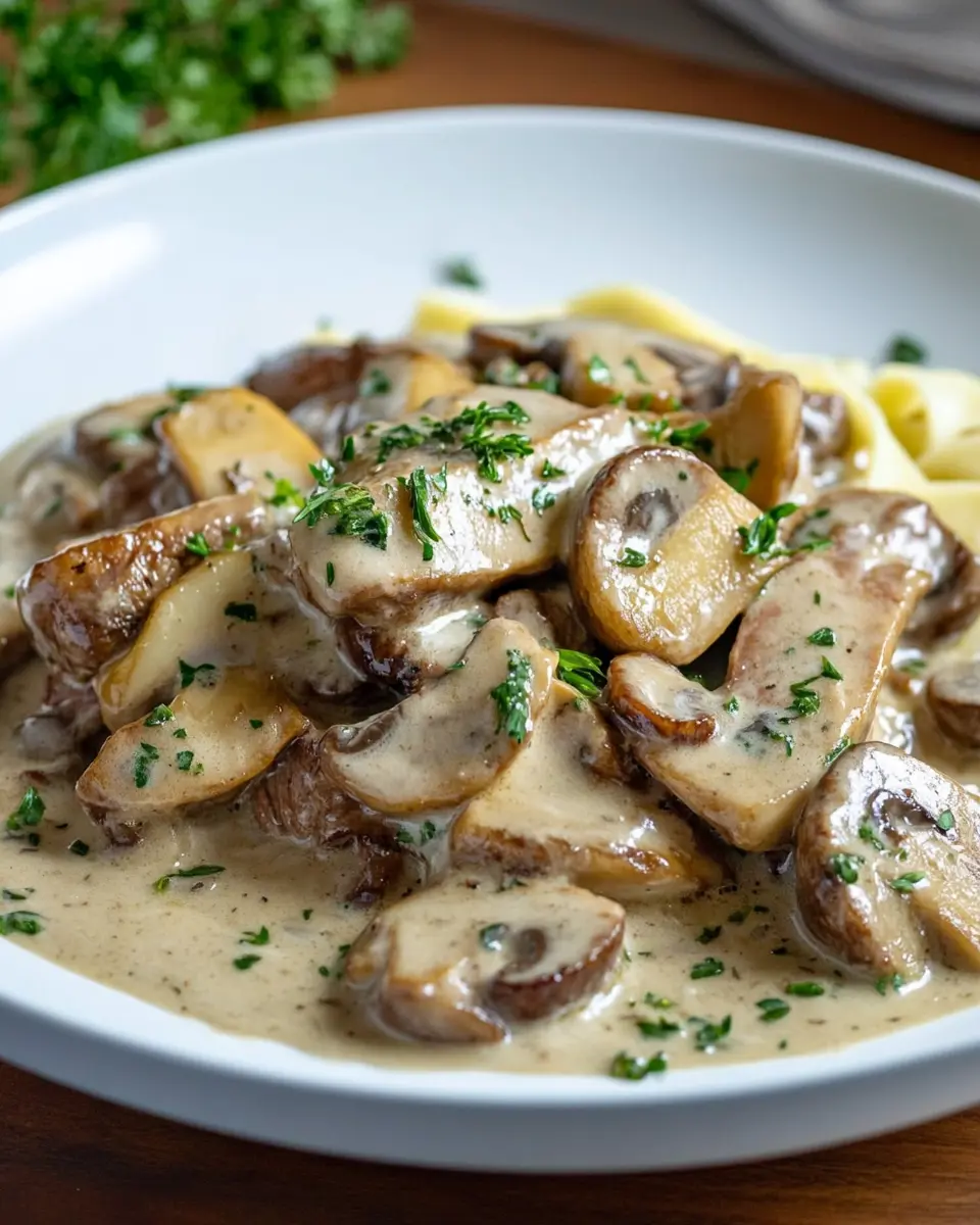 Geschnetzeltes mit Champignons First Image First Image