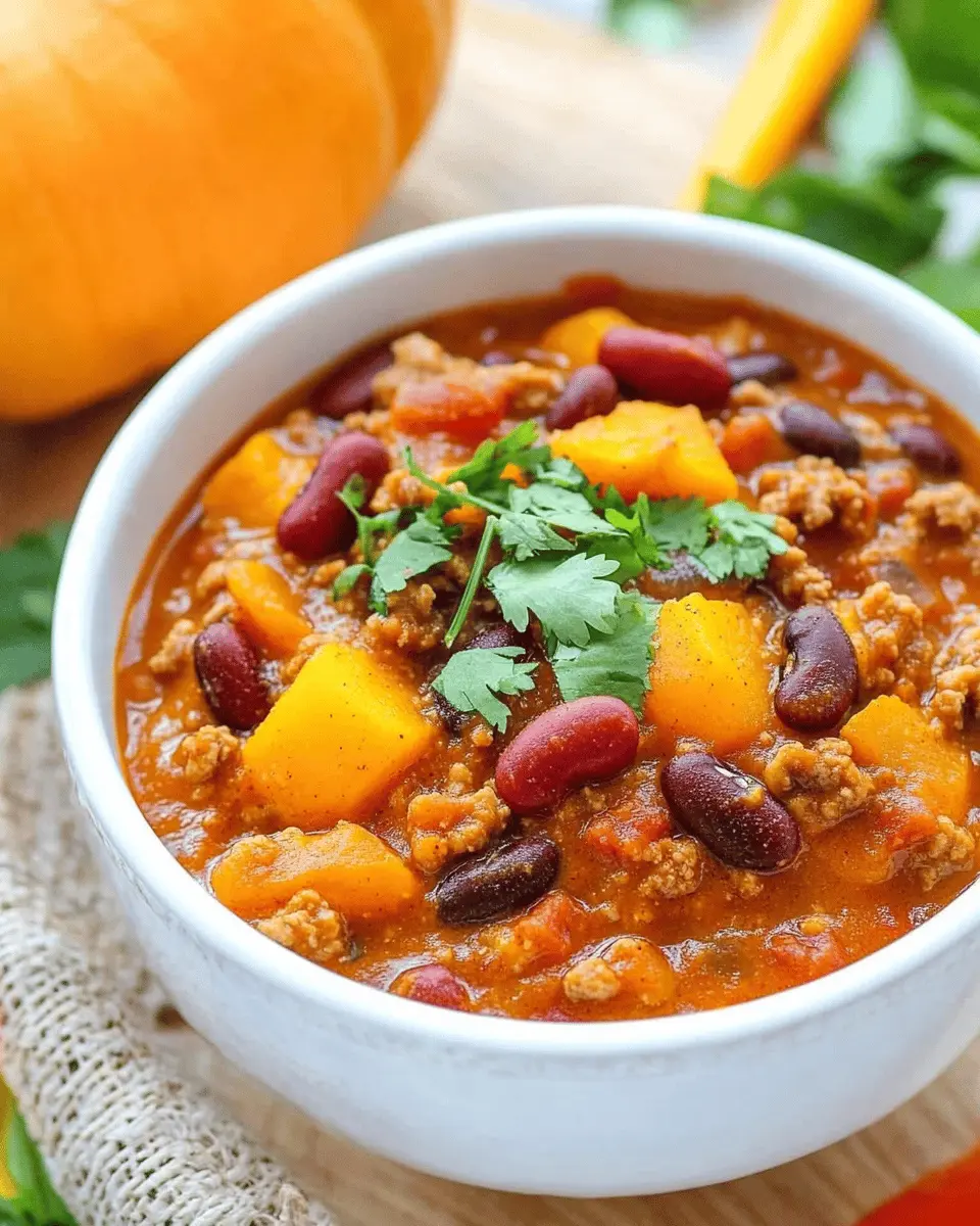 Kürbis-Chili mit Hackfleisch: Indulgent Comfort for Fall Nights