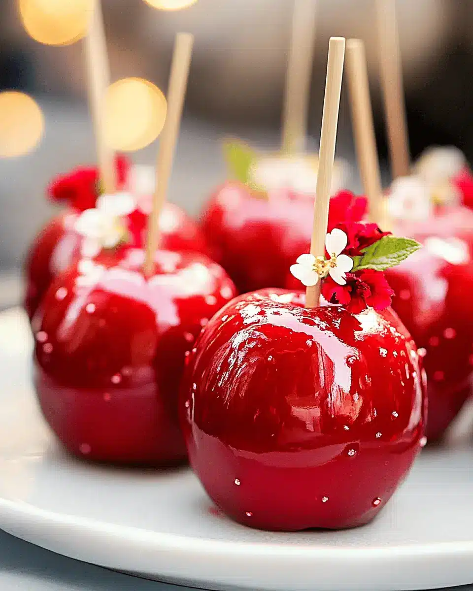 Liebesäpfel mit Tonka: Indulgent Sweet Treats to Savor
