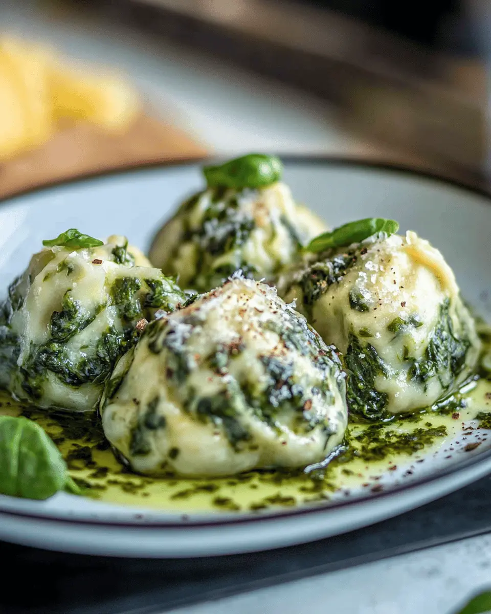 Spinatknödel als Hauptgericht: Kalorienarm und köstlich genießen