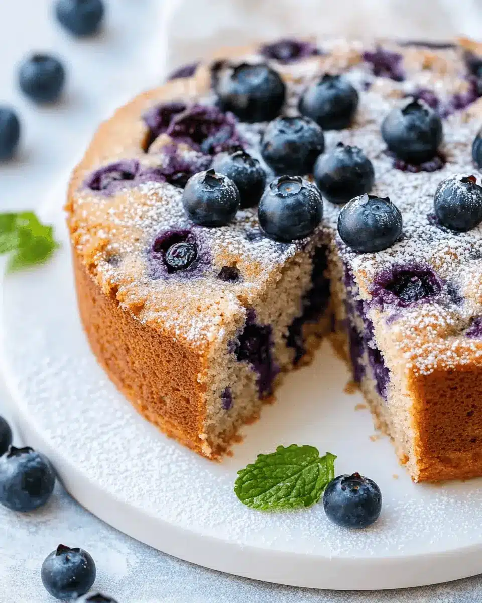 Gesunder Kuchen mit Heidelbeeren: Guilt-Free Berry Bliss