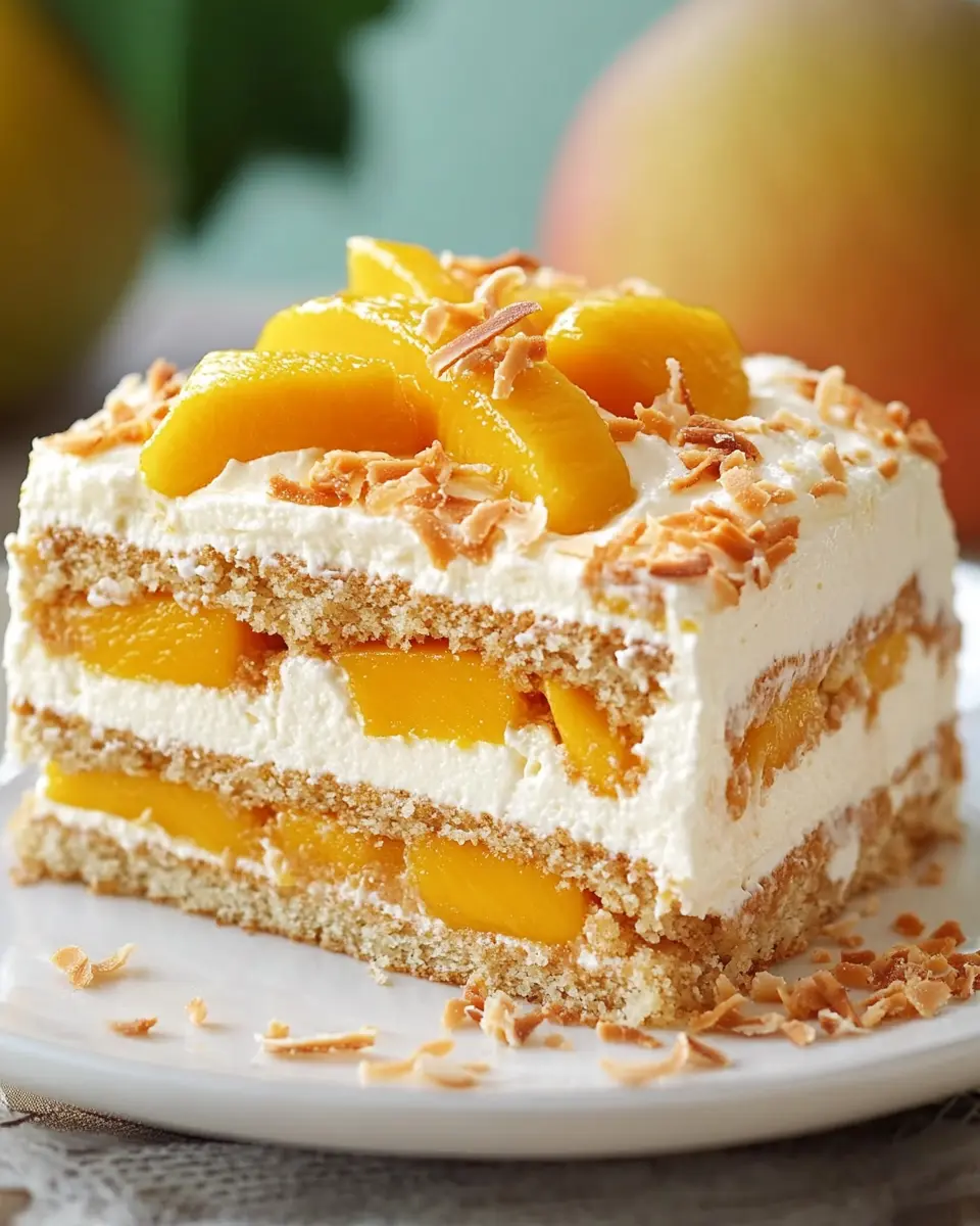 Mango-Kokos-Tiramisu-Torte Rezept: Indulge in Tropical Bliss