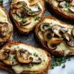 Rustikale Pilz-Brote überbacken First Image First Image