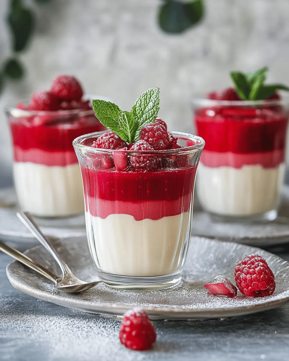 Grießpudding mit Rhabarber Himbeer Kompott Rezept: Irresistibly Creamy Delight!