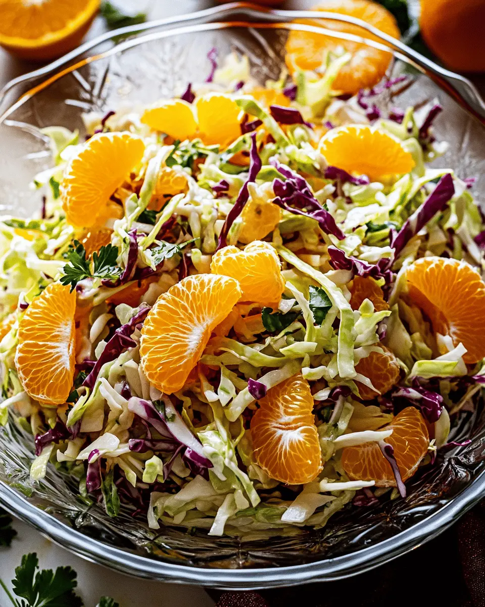 Winter Krautsalat mit Mandarinen Rezept: Fresh & Cozy Delight