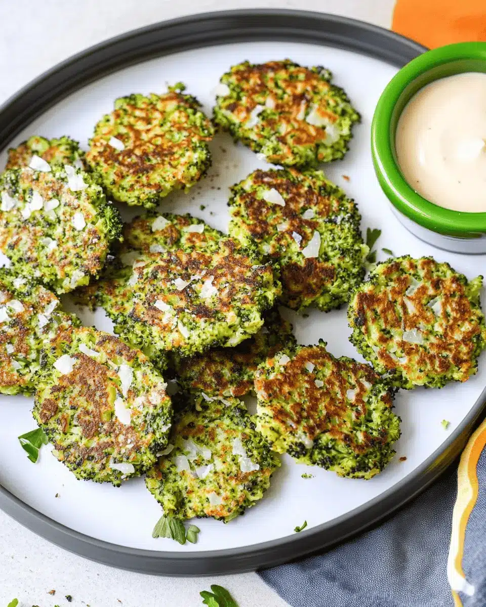 Brokkoli-Taler mit Parmesan: Ein gesunder Snack, der begeistert