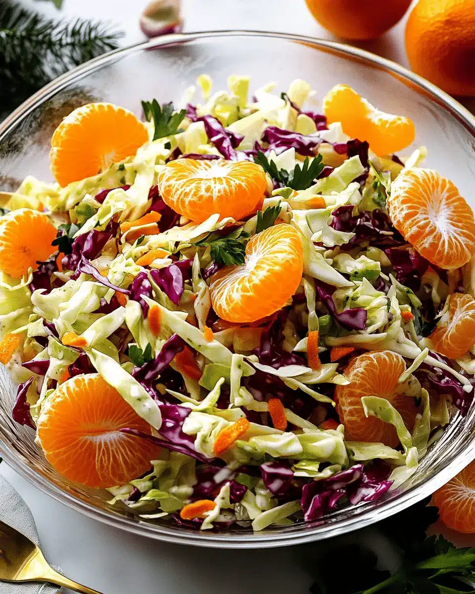 Winter Krautsalat mit Mandarinen Rezept: Fresh & Cozy Delight