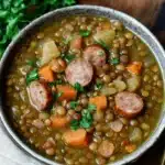 Linsensuppe mit Würstchen First Image First Image