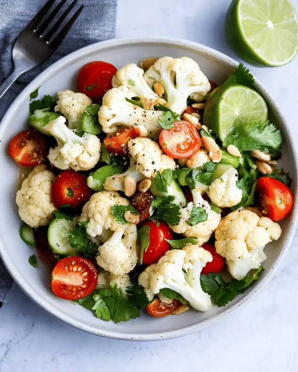 Blumenkohlsalat Low Carb