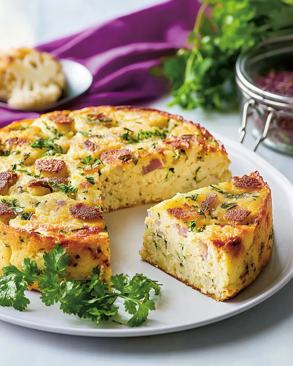 Herzhafter Blumenkohlkuchen: The Best Comfort Food Delight