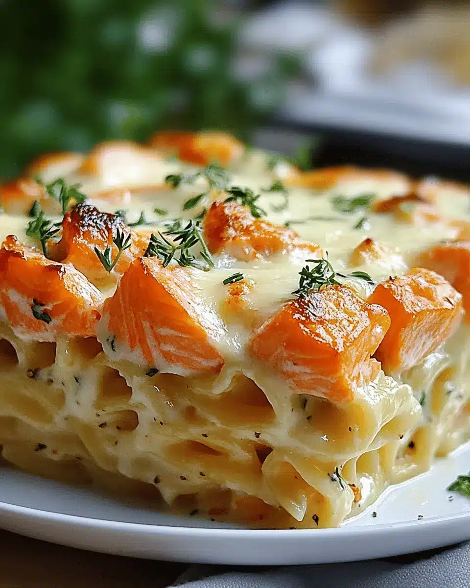 Nudelauflauf mit Lachs und Sahne: Irresistibly Creamy Comfort