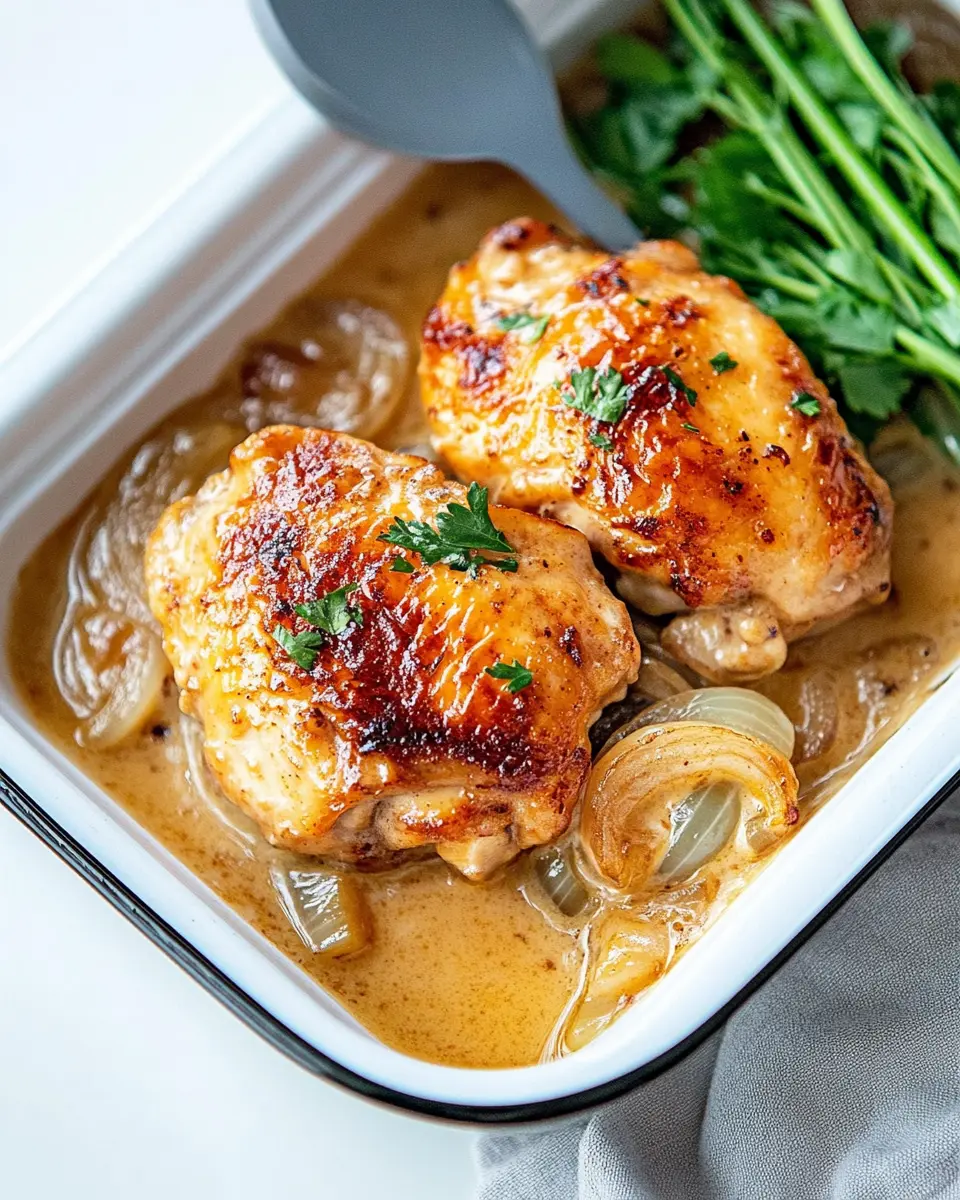 Zwiebel-Sahne-Hähnchen: Irresistibly Creamy Comfort Dish