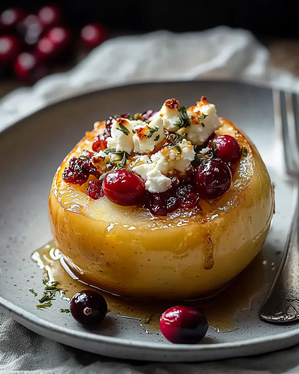 Bratapfel mit Feta: The Irresistibly Sweet & Savory Delight