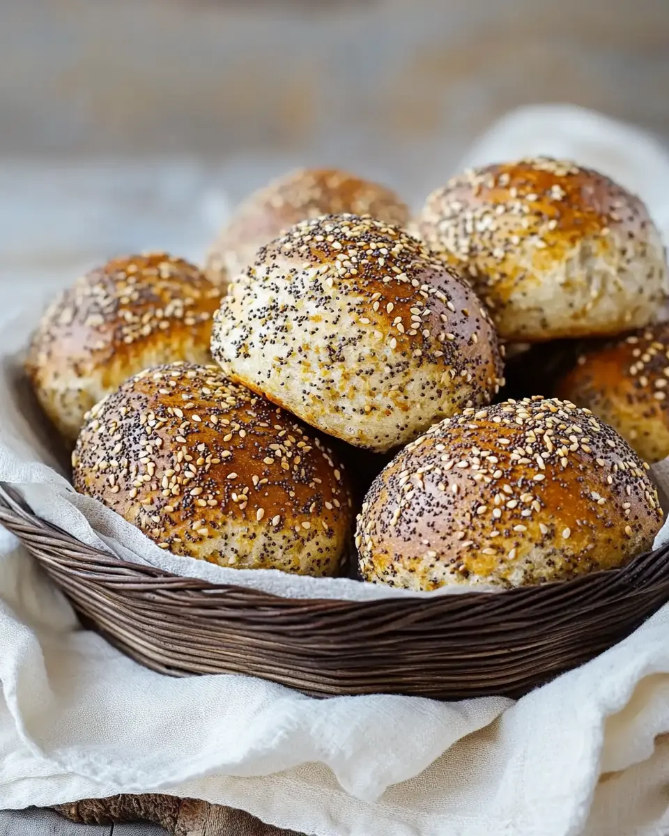 Körner-Brötchen über Nacht: Irresistibly Crunchy Morning Bites