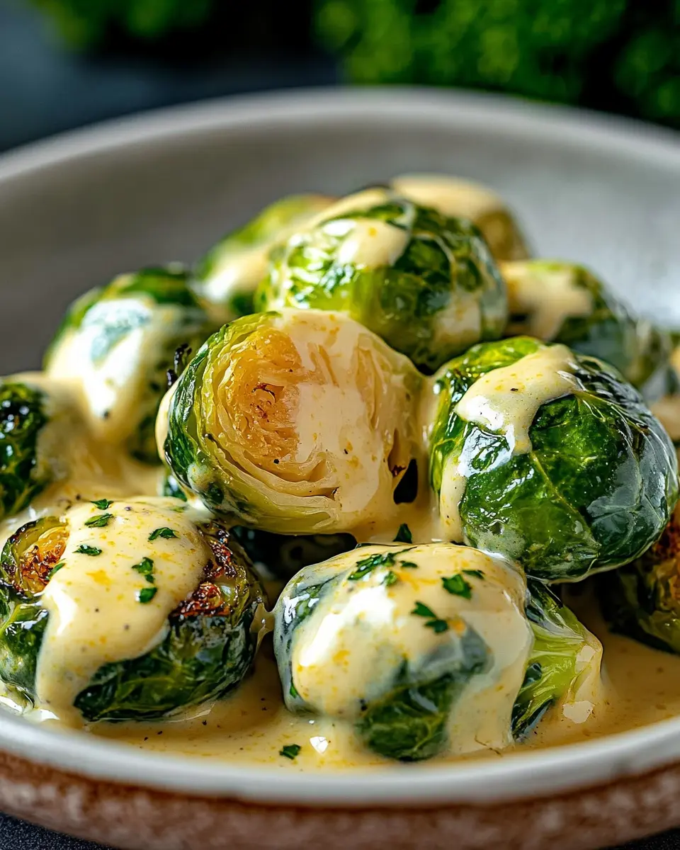 Rosenkohl Frischkäse Senfsauce: The Best Comfort Side Dish