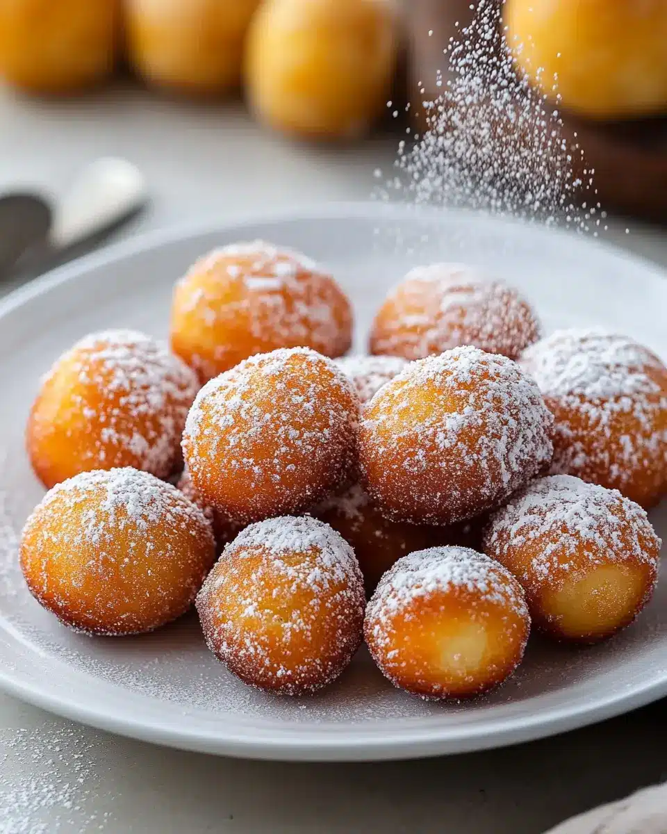 Quarkbällchen German Mini Donuts: Irresistibly Light & Fluffy