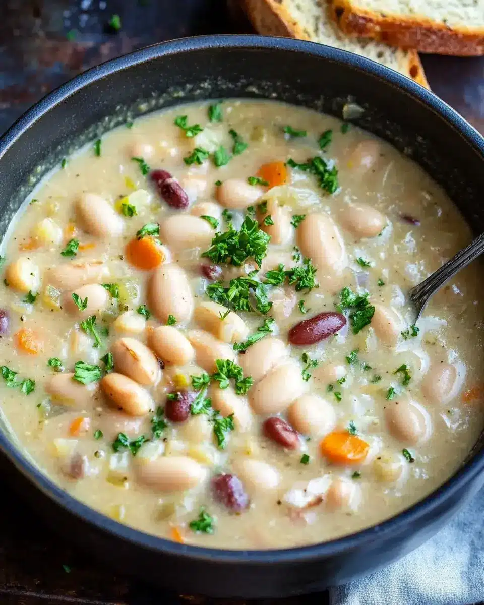 Weiße Bohnensuppe