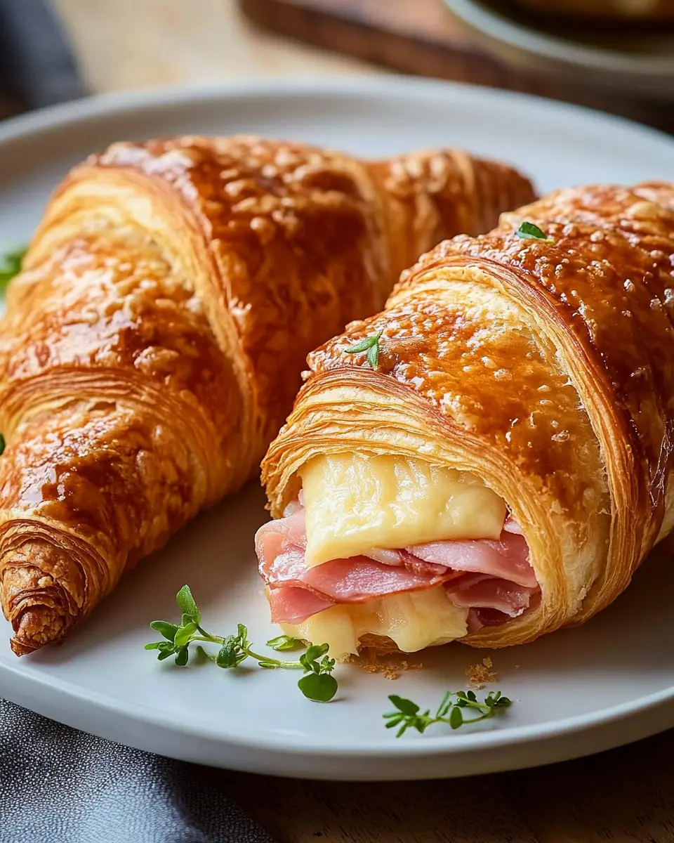 Schinken-Käse-Croissants: Irresistibly Cheesy Delight at Home