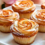 Apfelmuffins in Rosenform First Image First Image