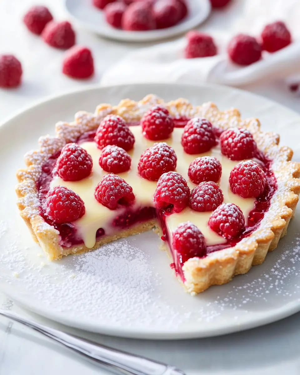 Himbeertarte mit weißer Schokolade: Decadent Delight Awaits
