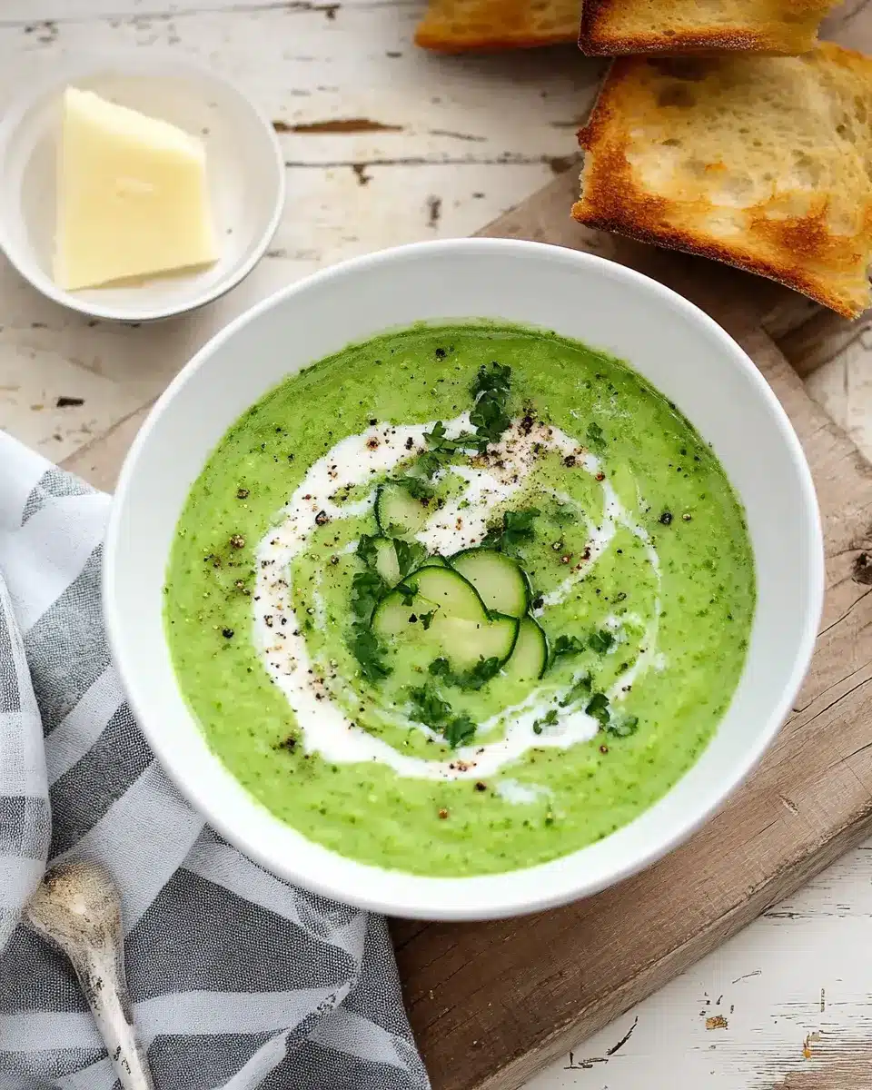 Vegane Zucchinisuppe: The Creamiest Soup You'll Crave