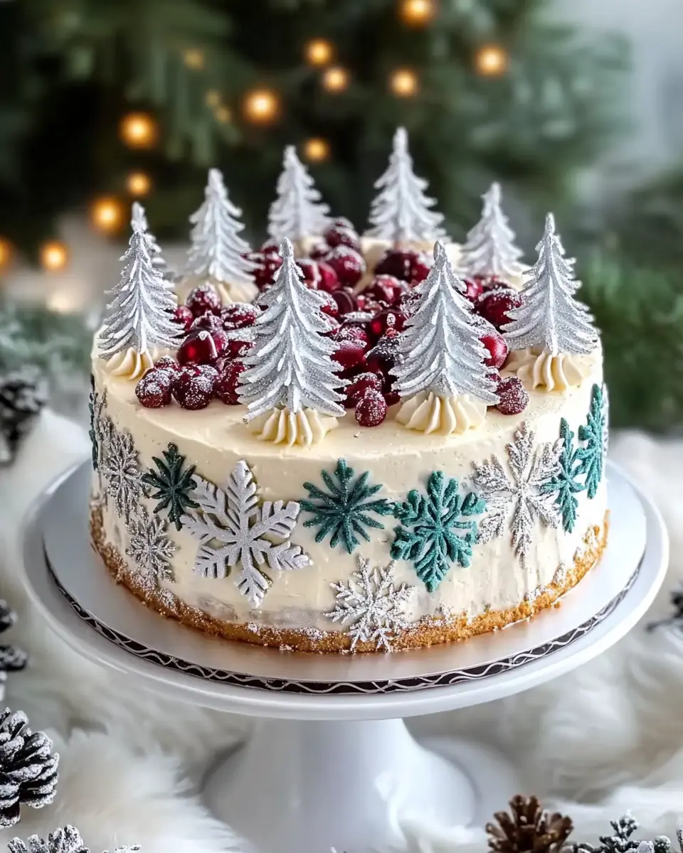 Winterwunderland Torte: Indulge in a Cozy Slice of Bliss