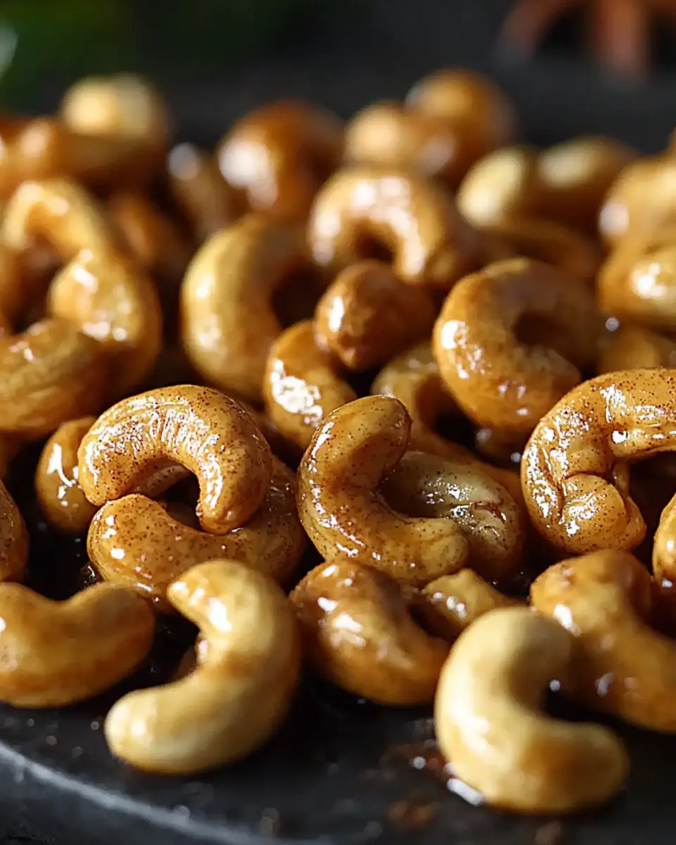 Honiggeröstete Cashewnüsse mit Weihnachtsgewürzen: Irresistibly Festive!