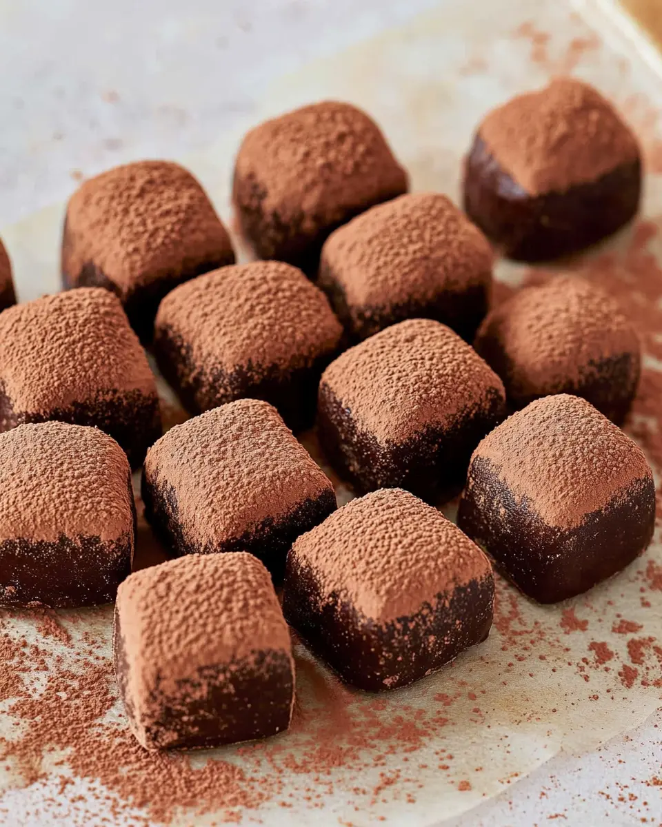 Schoko-Trüffel vegane Pralinen: Irresistibly Creamy Treats
