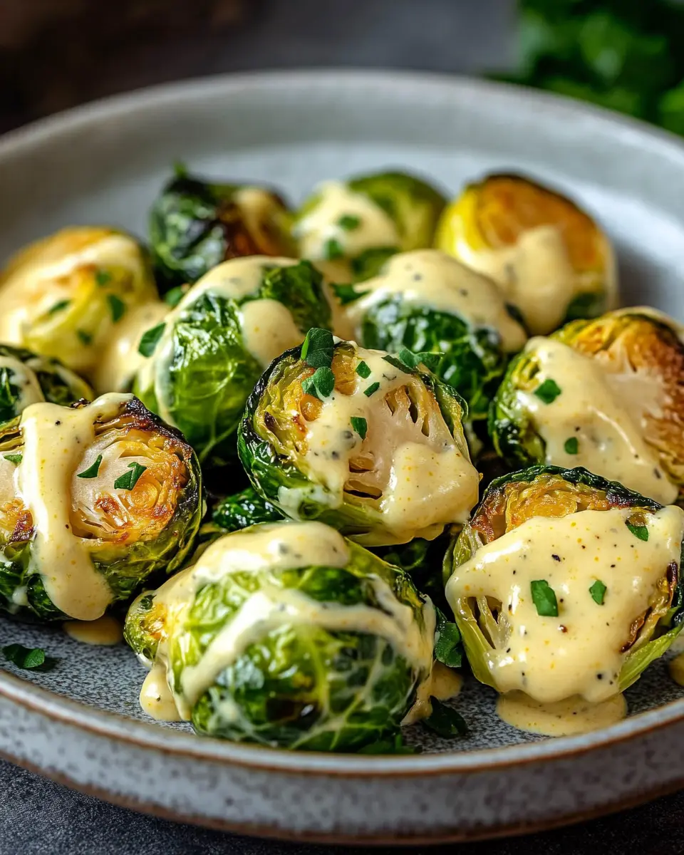 Rosenkohl Frischkäse Senfsauce: The Best Comfort Side Dish