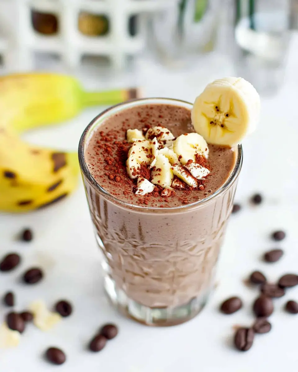 Kaffee Smoothie mit Banane und Avocado: Der bessere Energie-Kick
