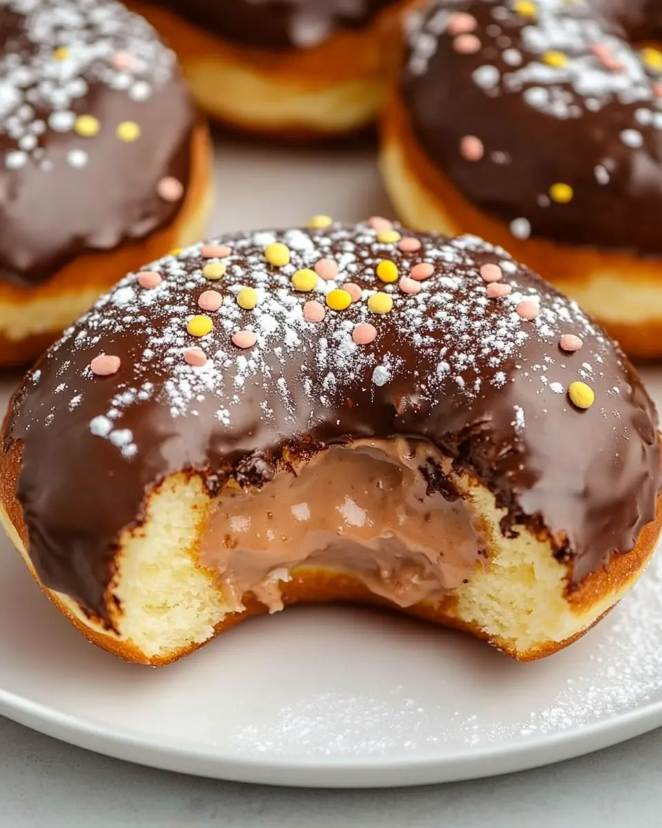 Schoko-Berliner mit Baileys-Nougat-Füllung: Indulge in Bliss