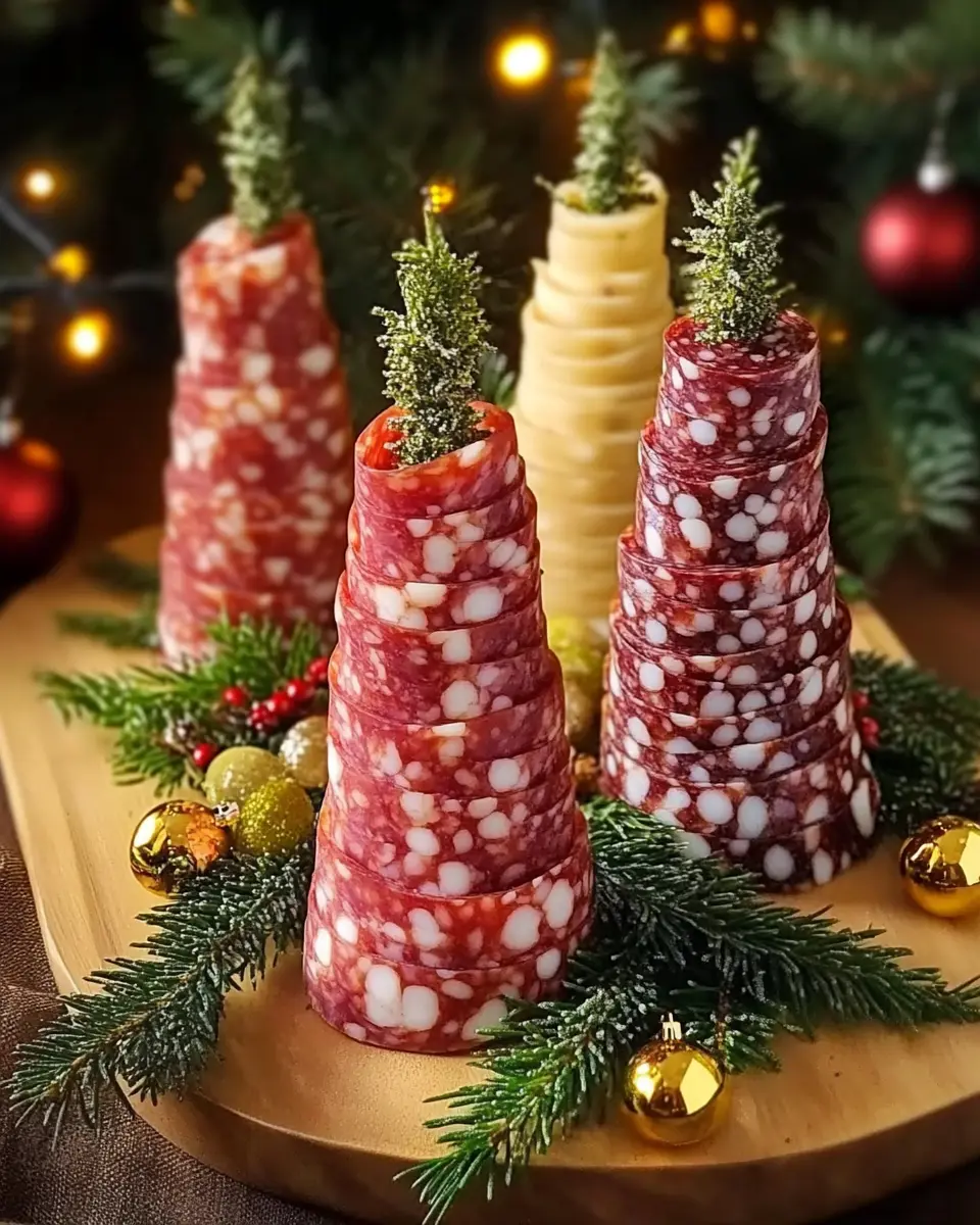 Festliche Salami-Weihnachtsbäume: Easy, Delicious Holiday Treats