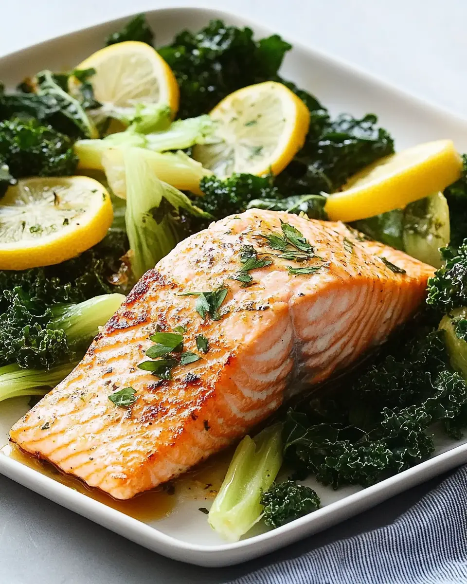 Baked Kohl inklusive Ofenlachs: Easy, Flavorful Comfort Dish