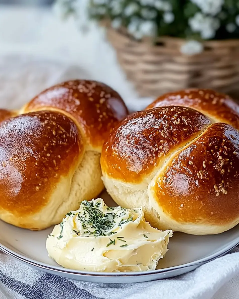 Laugenbrötchen mit Meerrettichbutter First Image First Image