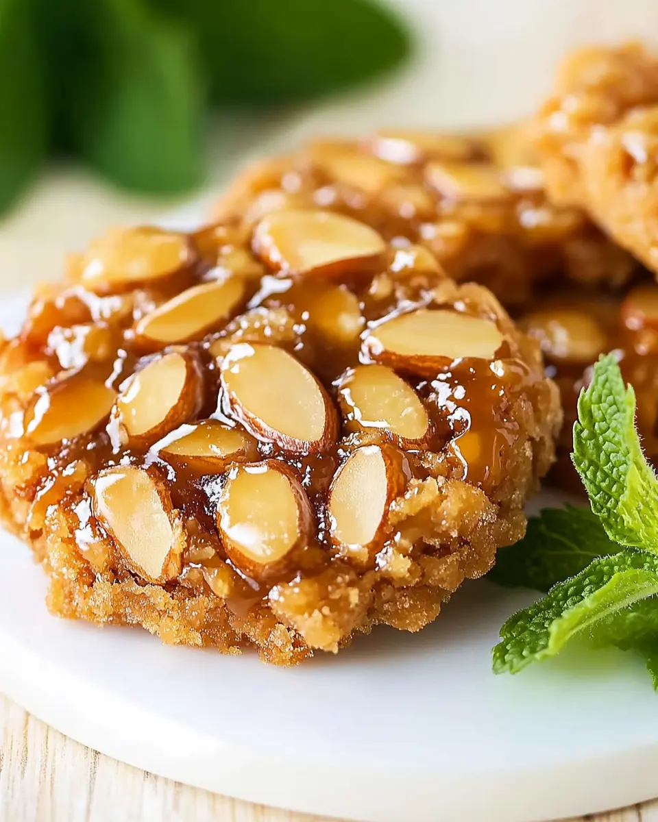 Krokant-Mandel Florentiner: Irresistibly Crunchy and Sweet!