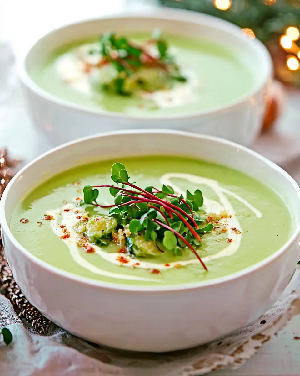 Rosenkohlsüppchen Xmas-Edition: Cozy, Creamy Holiday Comfort