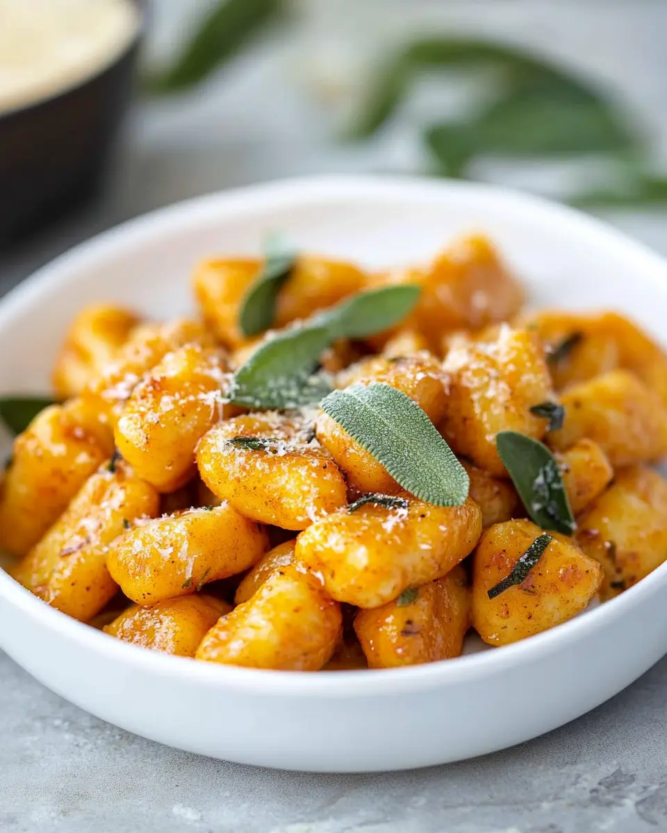 Kürbis-Gnocchi mit Salbeibutter: Creamy Fall Comfort Food