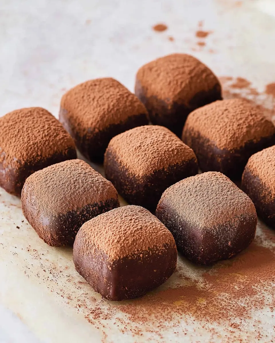 Schoko-Trüffel (vegane Pralinen) First Image First Image
