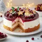 Weihnachtliche Käse-Sahne-Torte First Image First Image