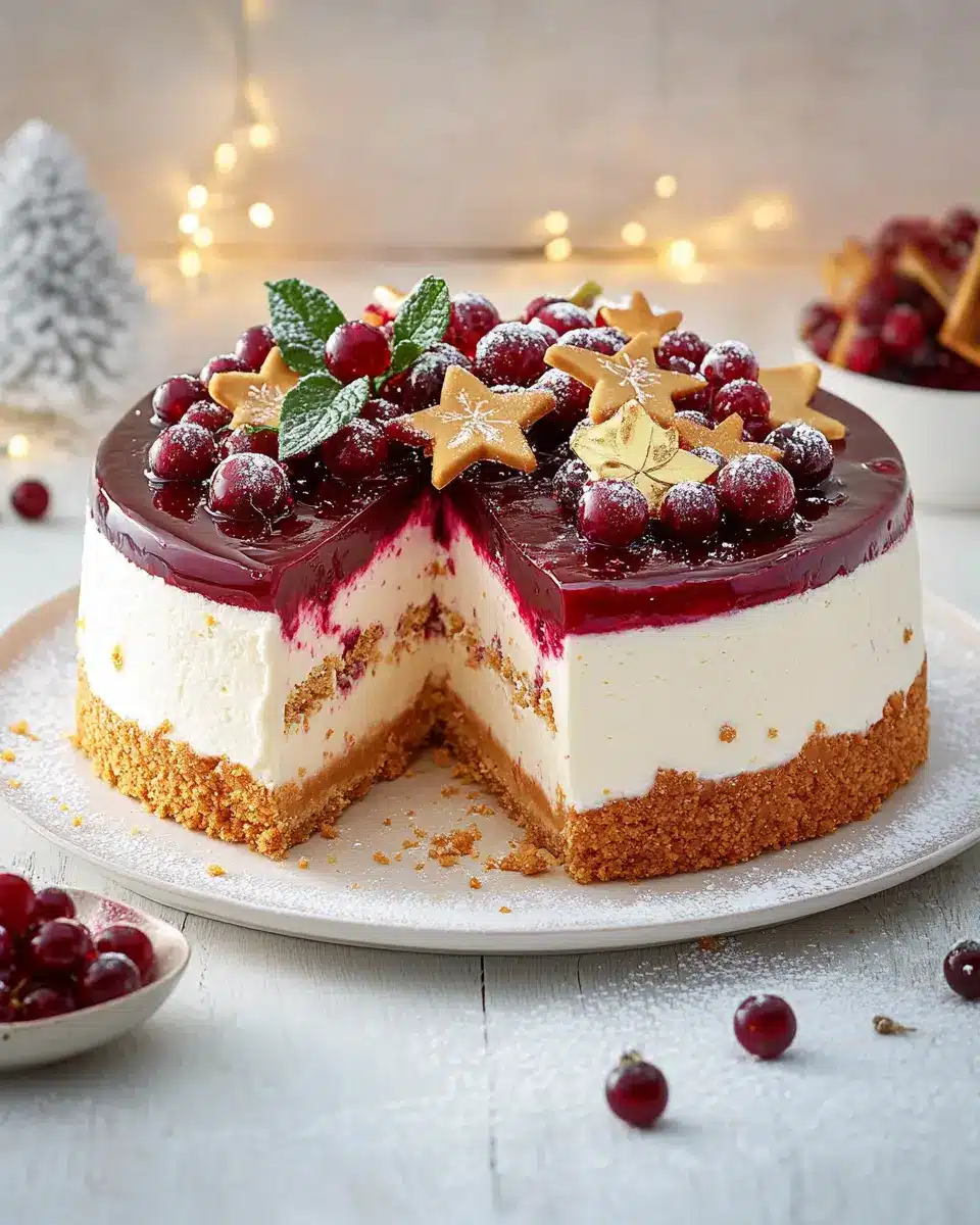 Weihnachtliche Käse-Sahne-Torte First Image First Image